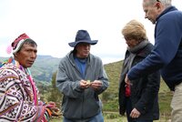 Dave Ellis and Marie Haga at Parque de la Papa