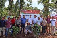 In the framework of the celebration of World Coffee Day, CATIE inaugurates an area in its La Montaña farm as the new space that will safeguard the genetic resources of coffee, reaffirming the commitment to long-term preservation for the benefit of world coffee growing.