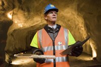 Cary Fowler in the Svalbard Global Seed Vault. 
