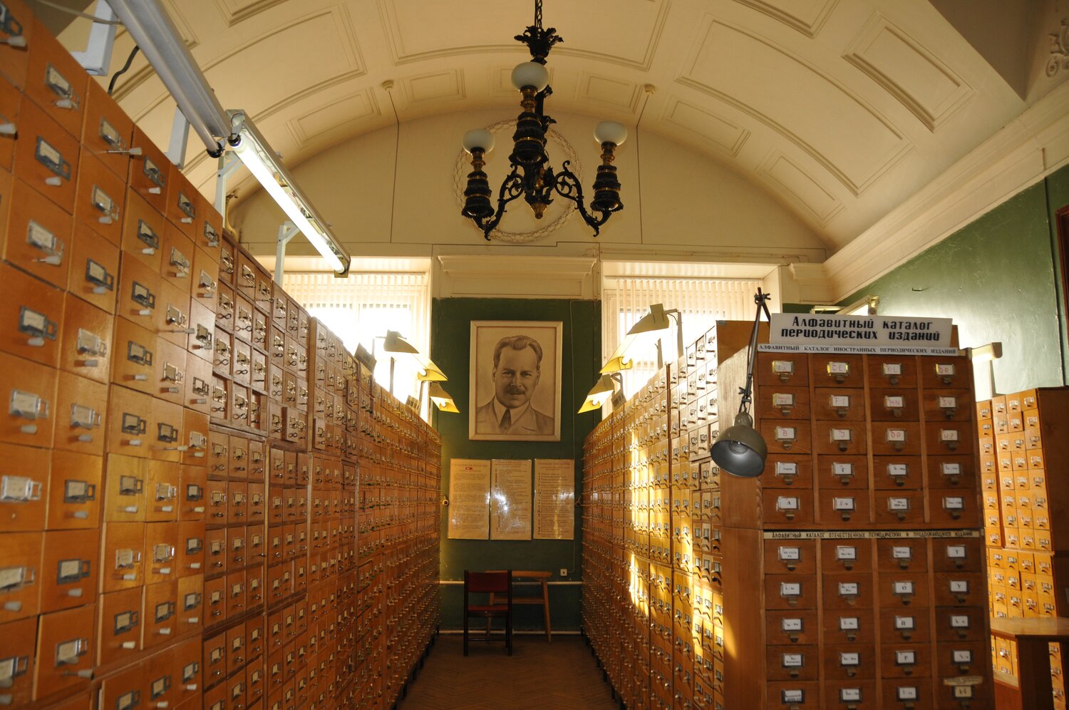 One of the rooms of VIR scientific library. In 2018, the library will be 180 years old. 
