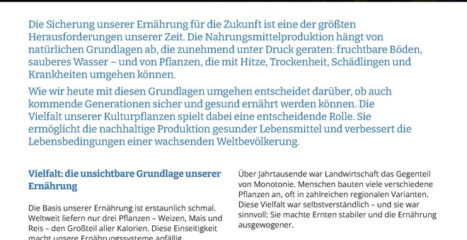 Crop Trust 101 (Deutsch)