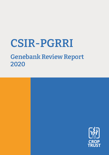 Genebank Review: CSIR-PGRRI (2020)