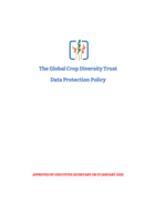 Crop Trust Data Protection Policy