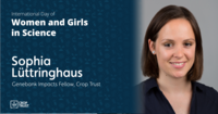 Women in Science: Sophia Luttringhaus
