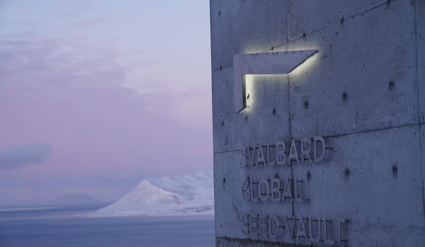 Svalbard Global Seed Vault exterior. Photo credit: NordGen.
