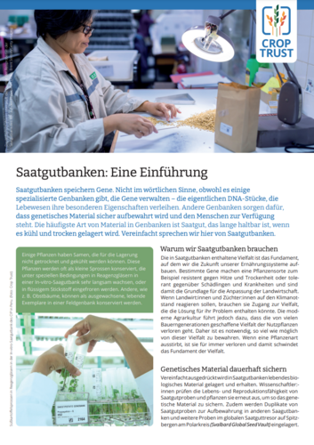 Saatgutbanken: Eine Einleitung