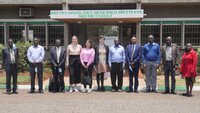 Freya von Negenborn and Sarah Luisa Senz, both portfolio managers at KfW, visited the Genetic Resources Research Institute (GeRRI) just outside Nairobi, Kenya as part of the Seeds for Resilience S4R project