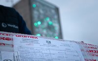 Seeds from Palestine are carried into the Svalbard Global Seed Vault. The Seed Vault provides a safe haven, supporting global initiatives to preserve crop diversity against climate threats and geopolitical challenges. Credit: Jonatan Jacobson/NordGen 