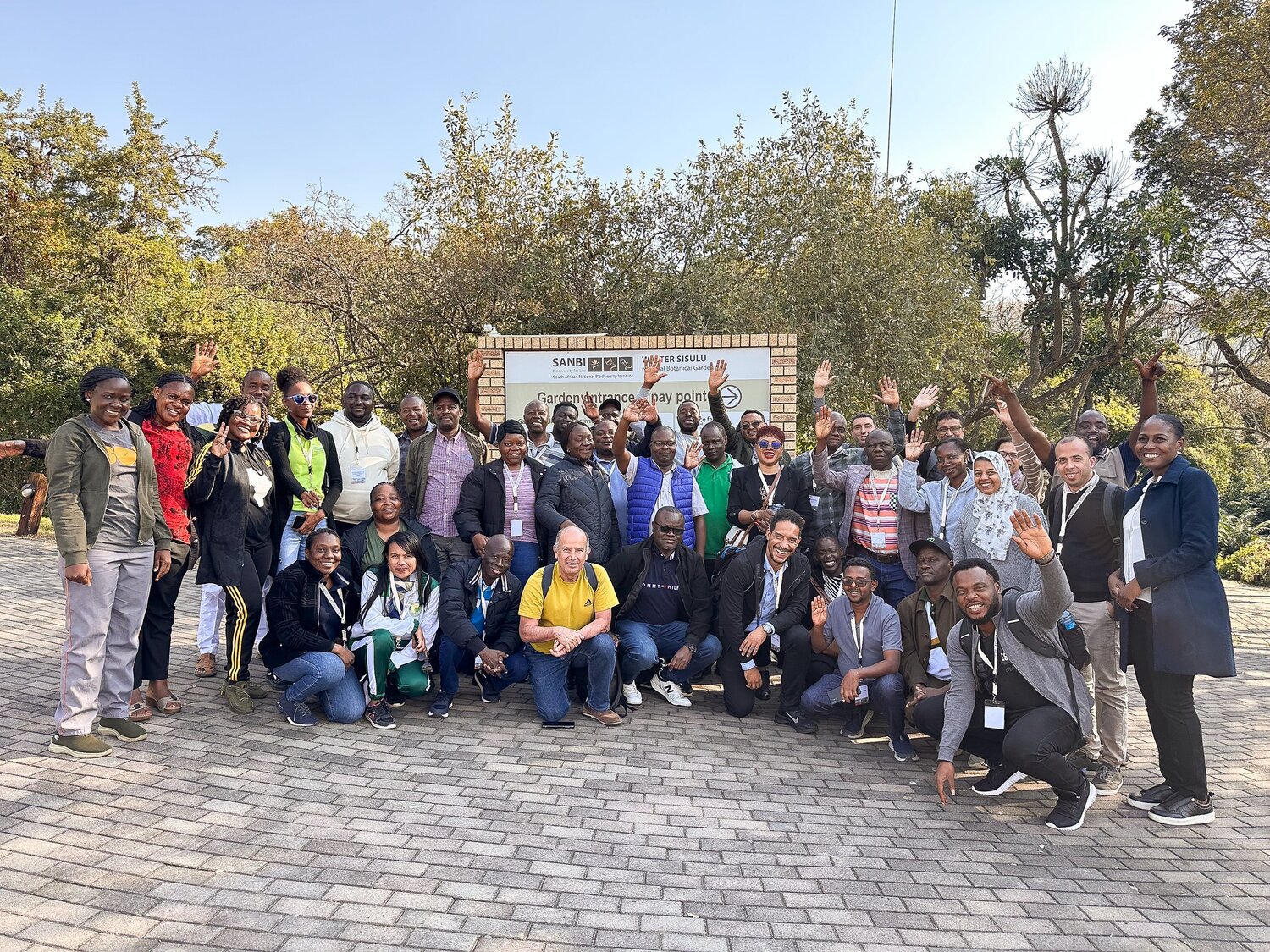Participants from African national genebanks gathered for a group photo at the GOAL-DM data management workshop in Johannesburg, South Africa