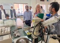 People in Pakistan lab