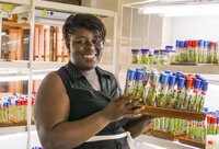 The Ghana National Genebank is one of the five genebanks in Africa taking part in the Seeds4Resilience Project. Photo: Nora Castaneda-Alvarez/Crop Trust