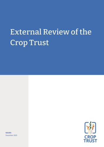 External Review of the Crop Trust