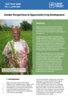 Crop Trust Brief 2 - Gender Perspectives in Opportunity Crop Development
