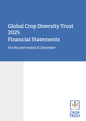 Global Crop Diversity Trust 2025 Financial Statements