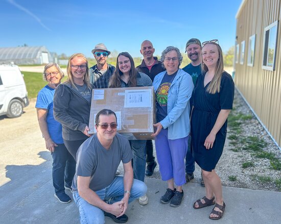 Staff from Seed Savers Exchange prepare their 2025 shipment to the Seed Vault. The US-based nonprofit has made deposits every year since the Vault opened in 2008, and this year celebrates its 50th anniversary. Photo: Seed Savers Exchange