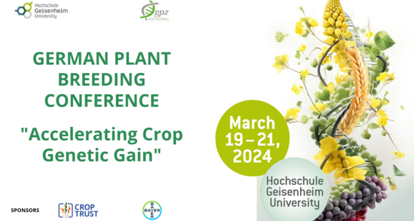 German Plant Breeding Conference 2024 “Accelerating Crop Genetic Gain”
