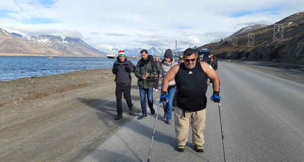 Athlete Michael Haddad Reaches Svalbard Global Seed Vault