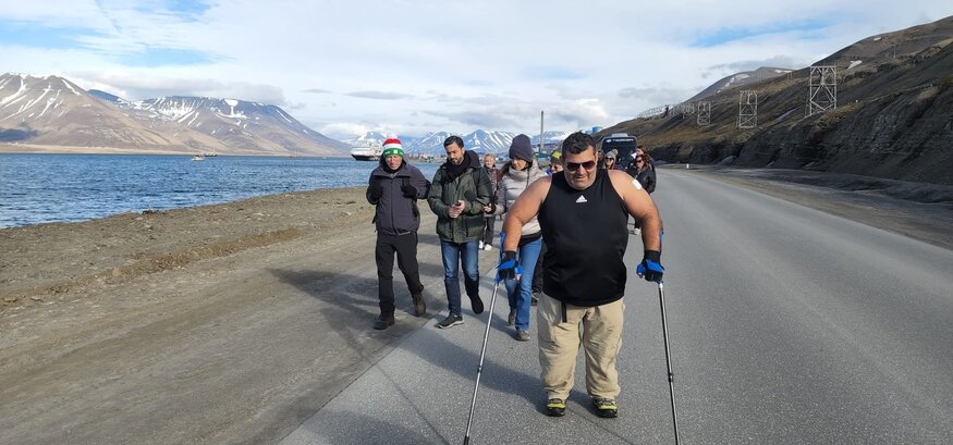 Athlete Michael Haddad Reaches Svalbard Global Seed Vault