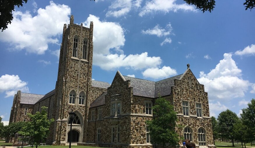 Rhodes College Barret Library building.