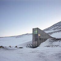 Entrance to Svalbard Global Seed Vault