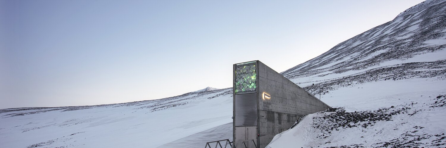 Entrance to Svalbard Global Seed Vault