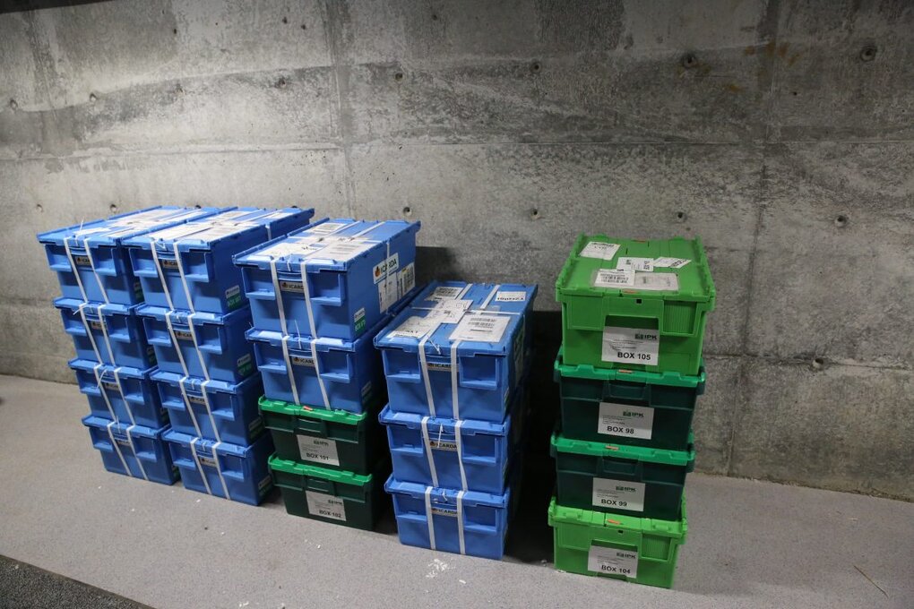 Seeds Boxes in the Svalbard Global Seed Vault