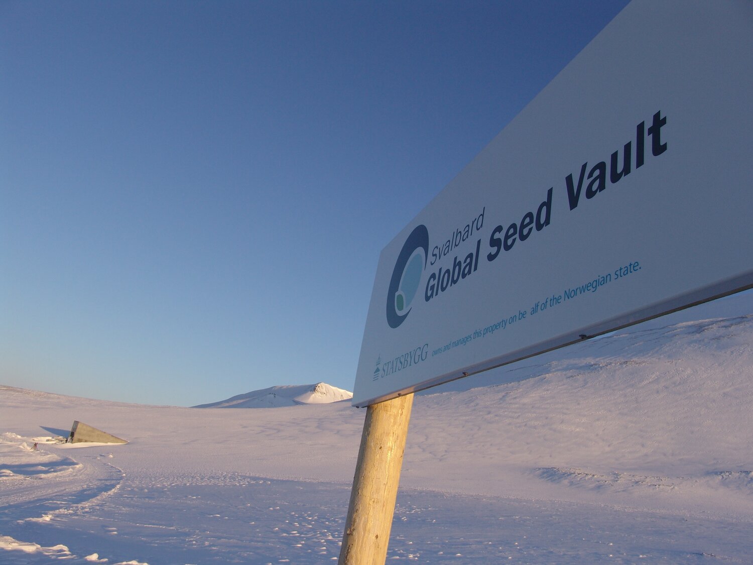 The Svalbard Global Seed Vault in Spitsbergen, Norway. Photo credit: Crop Trust. 