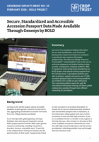 Genebank Impacts Brief No. 23