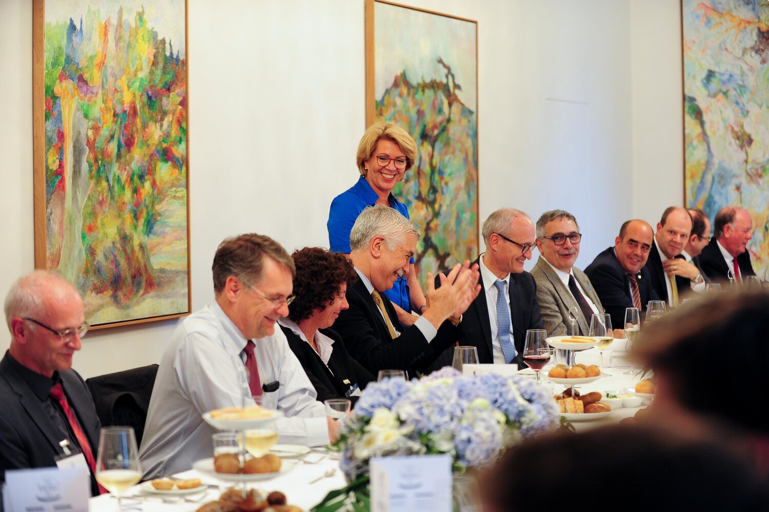 The Crop Trust Donors' Council dinner at Villa Hammerschmidt, Bonn.