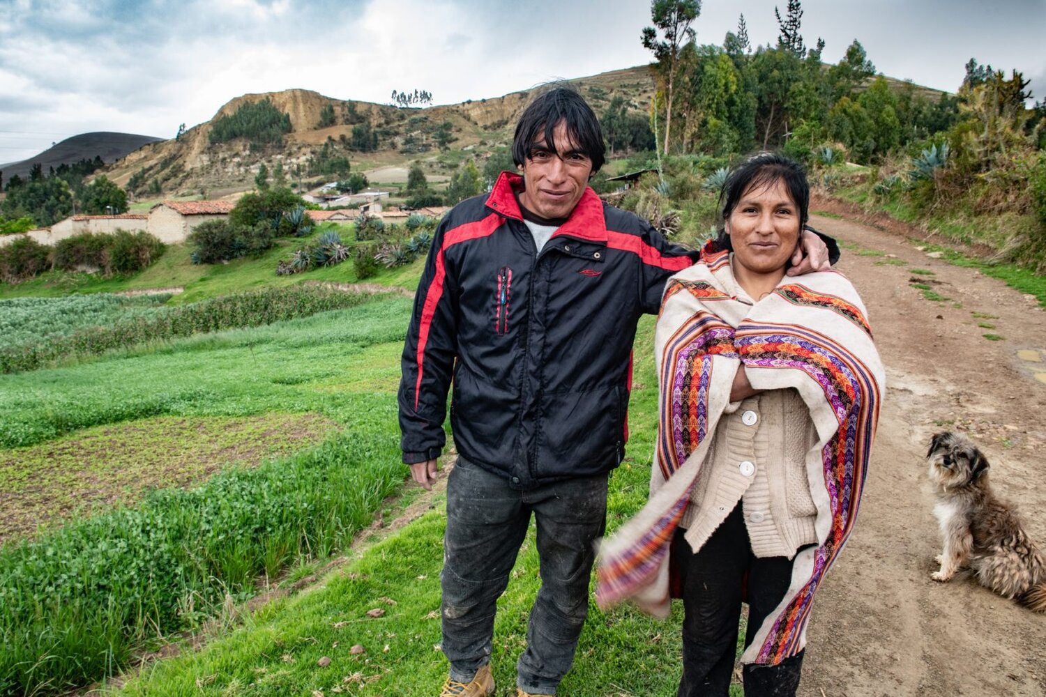 Farmers in Colpar.