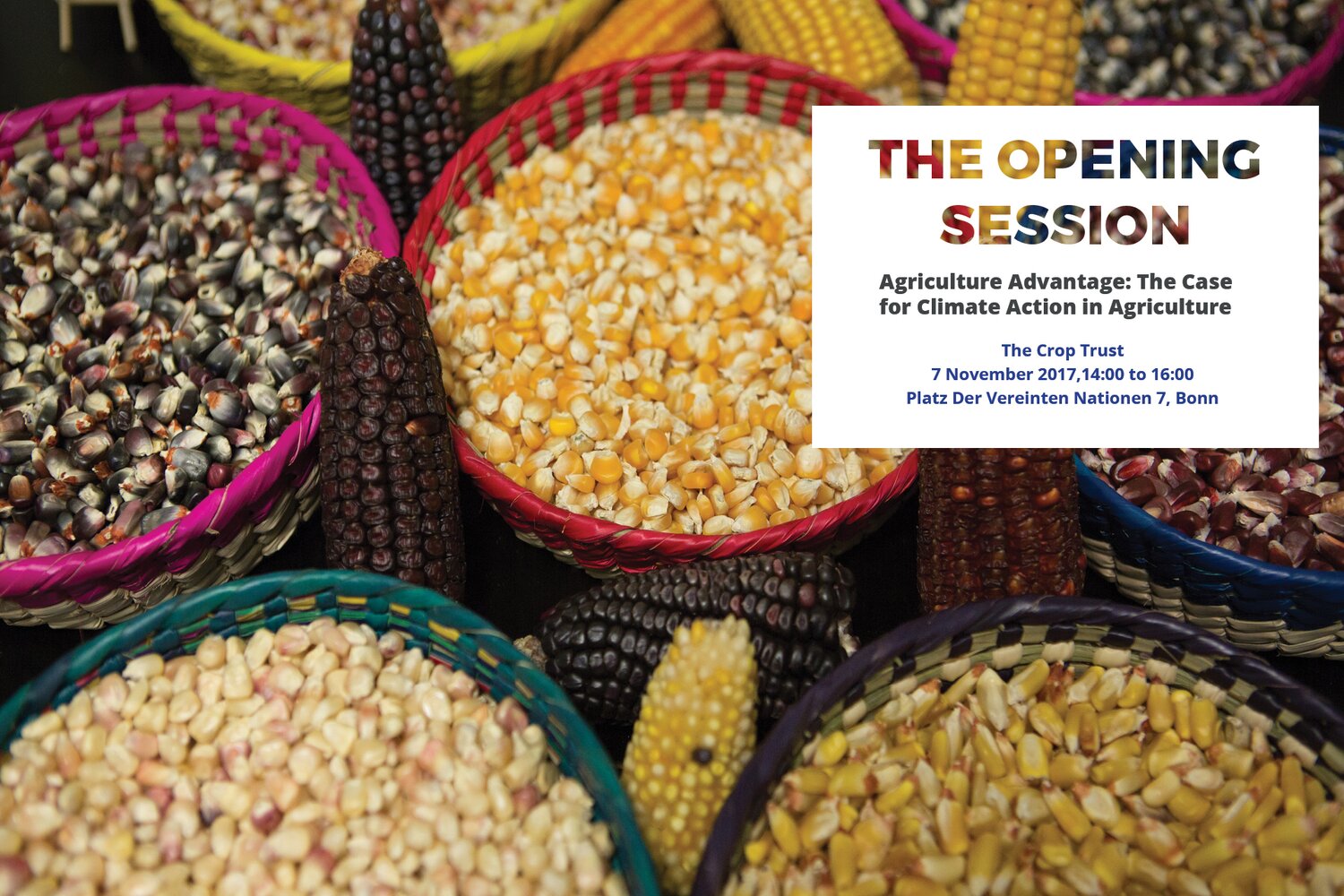 Most developing countries have emphasised agriculture in their NDCs. Adaptation is the priority, but many countries include mitigation actions as well. With the Green Climate Fund (GCF) and other agencies making large allocations to agricultural actions, it is opportune to rethink agricultural development, so that public investments can leverage much larger private sector investments. This event aims to contribute to shifting agricultural development from business as usual. Crop Trust Director of Science and Programs, Luigi Guarino, will give the welcome and provide an introduction to speakers. 