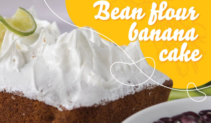 Bean Flour Banana Cake