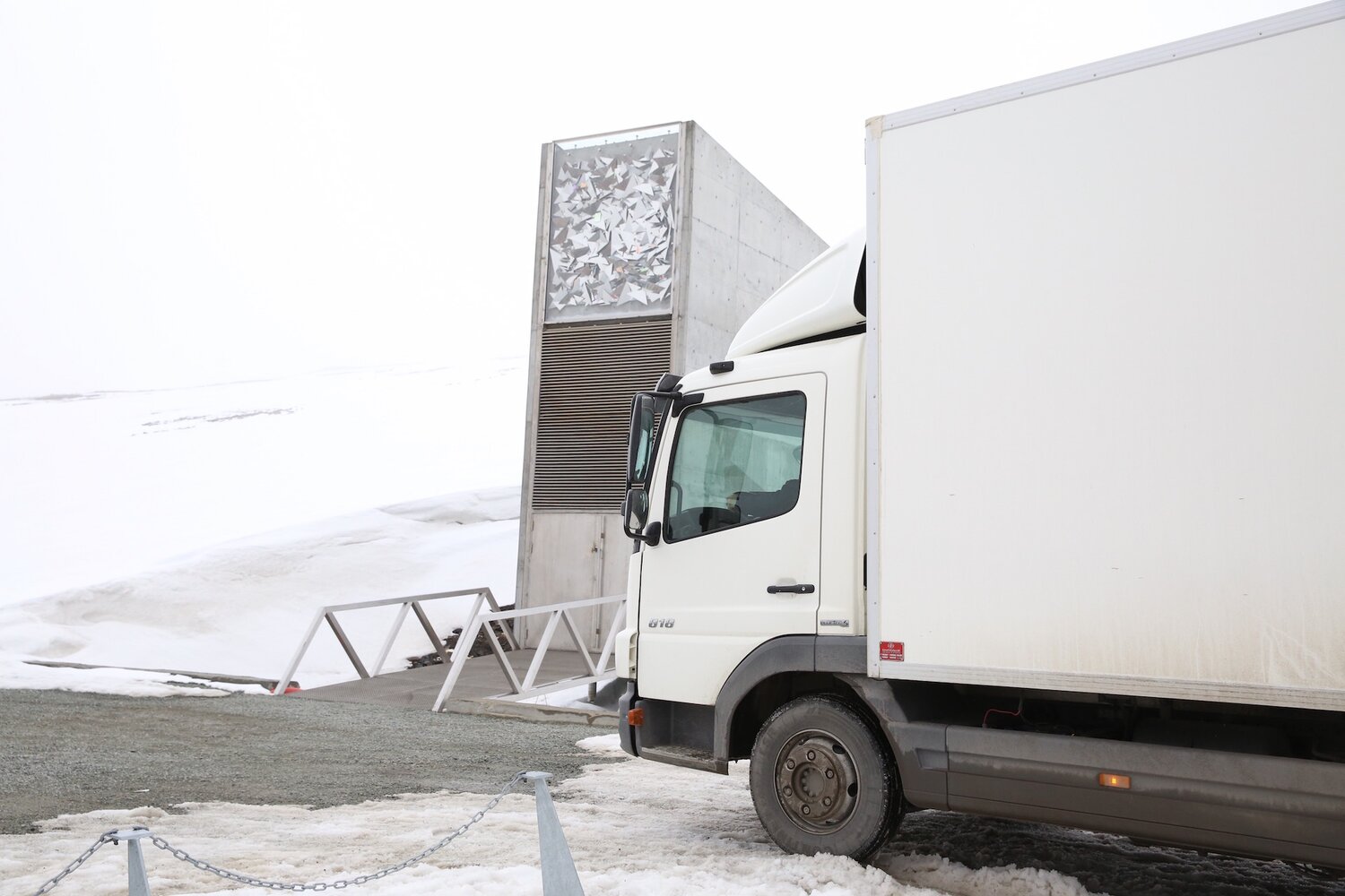 15 boxes of seeds arrive at the Svalbard Global Seed Vault