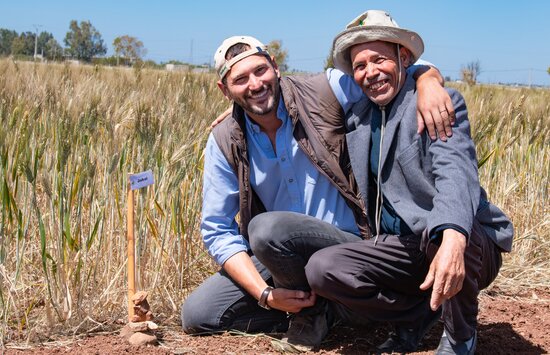 Scientists in the field.