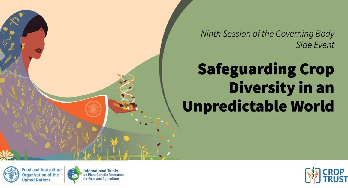 Safeguarding Crop Diversity in an Unpredictable World event Safeguarding Crop Diversity in an Unpredictable World event