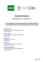 Genebank Impacts - Working Paper No. 3