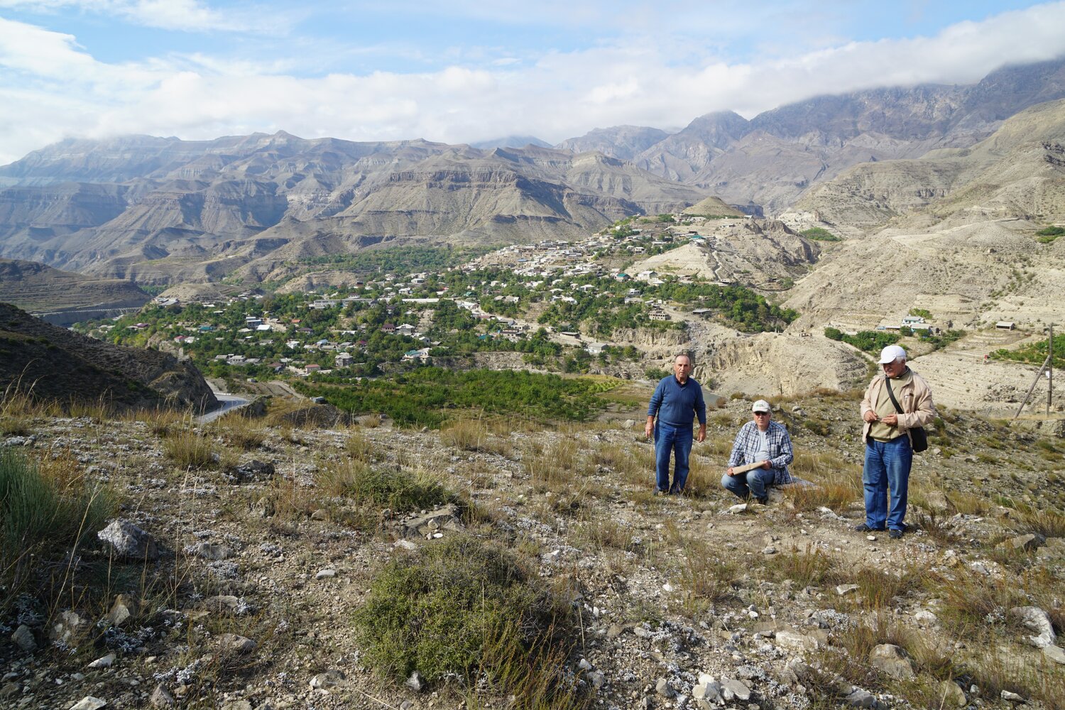Expedition in the mountain area of the Republic of Dagestan (2016). 