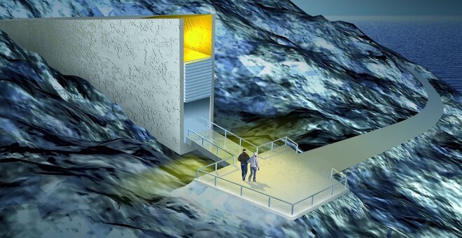 Architectural Plan of Seed Vault Revealed