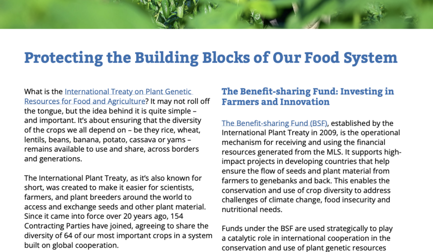 The Benefit-sharing Fund