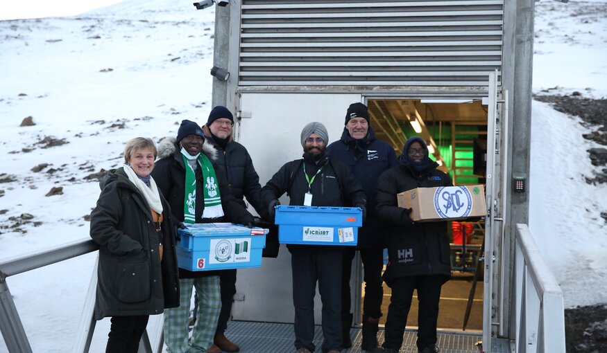 BBC News: Ghana deposits seeds in Arctic Circle 'doomsday vault'