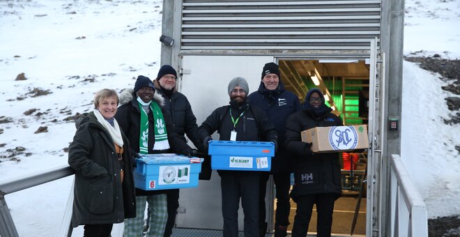 BBC News: Ghana deposits seeds in Arctic Circle 'doomsday vault'