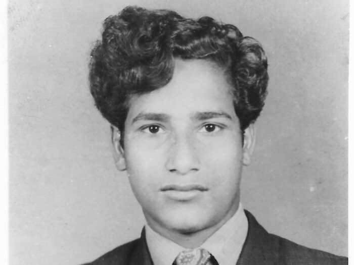 Photo of young Dr. Hari Upadhyaya
