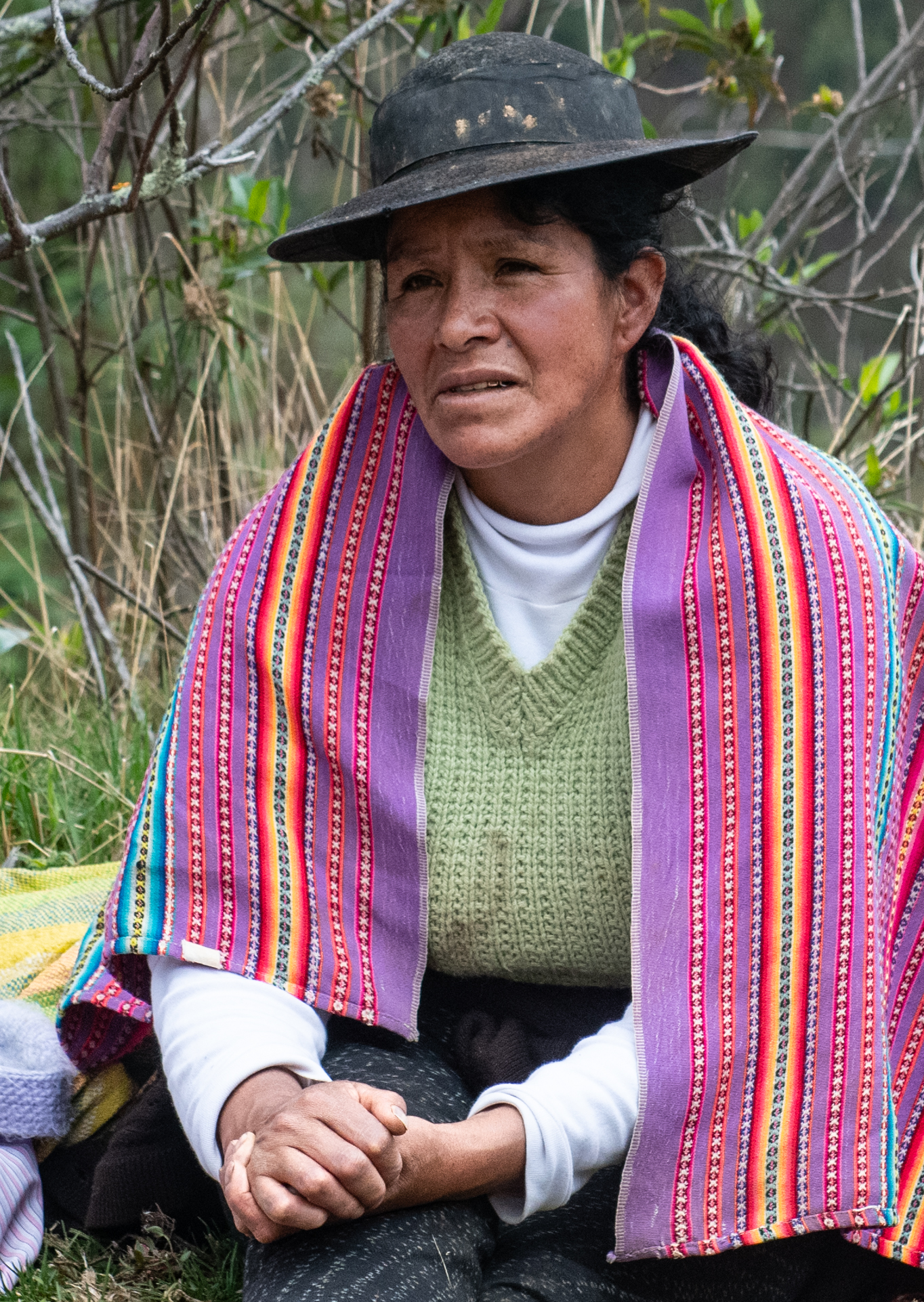 Female farmer in Peru.