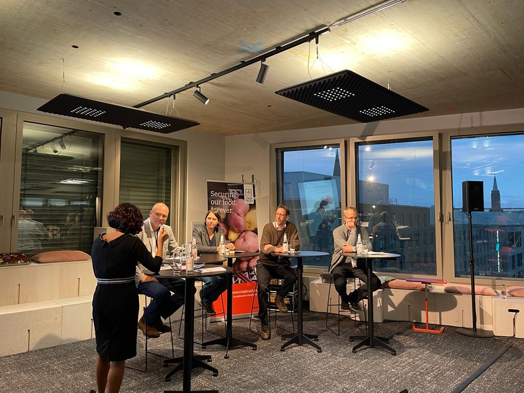 Panel at Crop Diversity Day. 