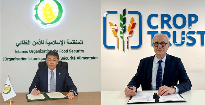 IOFS and Crop Trust Sign Memorandum of Understanding to Strengthen Food Security Cooperation
